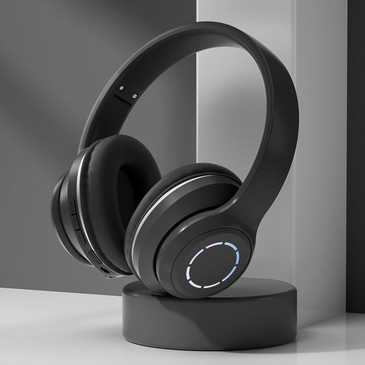 Gradient Foldable Bluetooth 5.2 Headphones | Battery Display, Voice Control