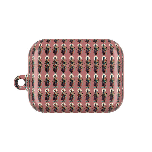 AirPod Case — Vintage Lady Pattern Pink Protective Case