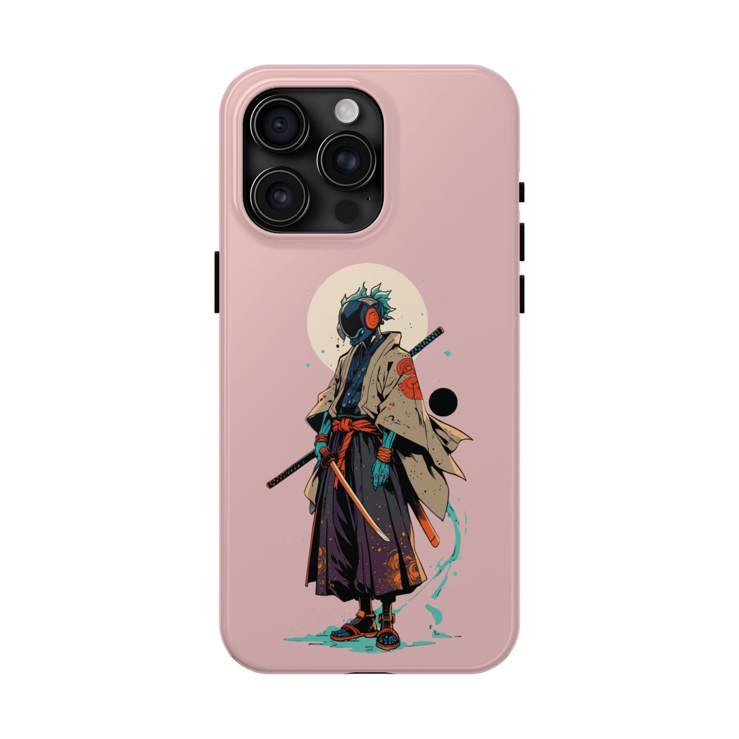 Samurai Cyberpunk Phone Case — Tough Protective iPhone Cover