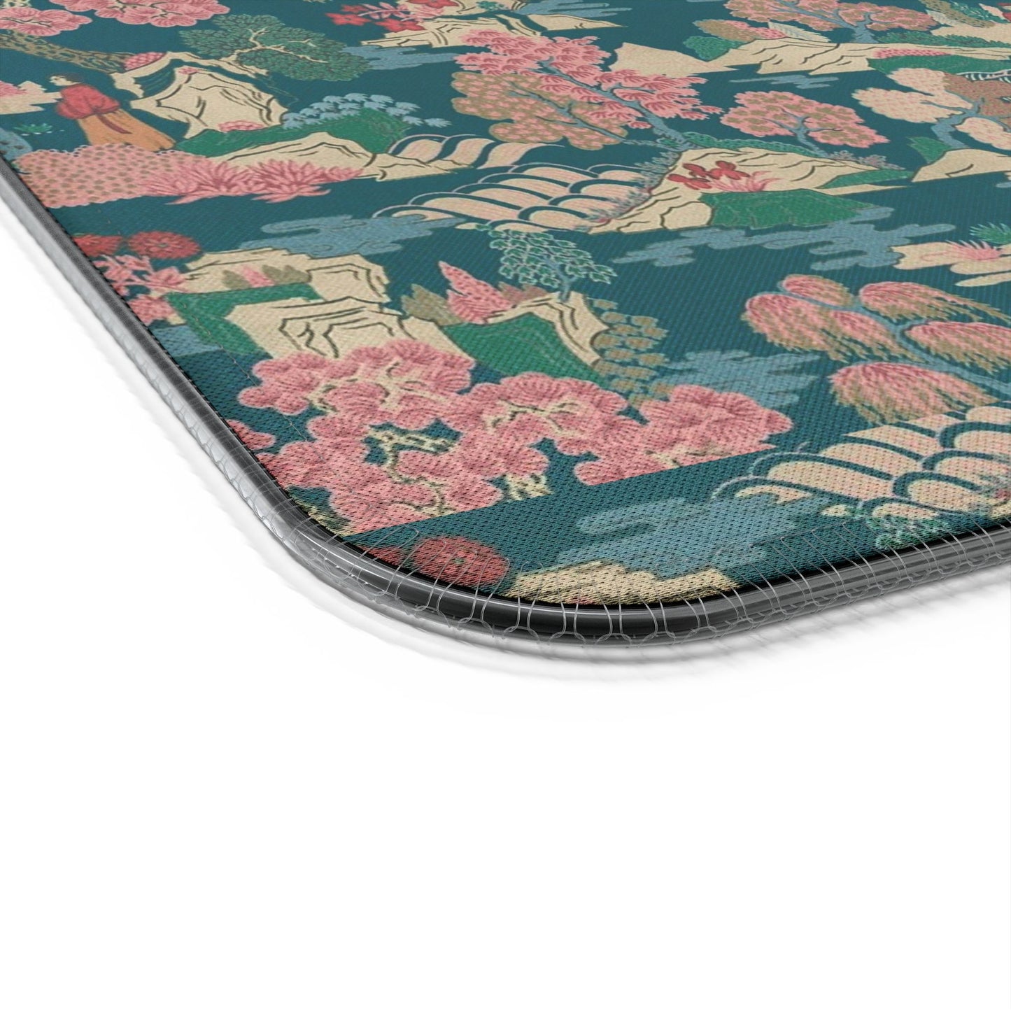 Tapis de souris gaming LED RGB avec recharge sans fil — Design camouflage floral