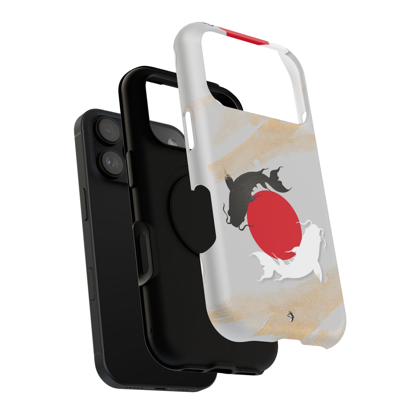 Coque de Téléphone Koi Circle Résistante aux Chocs