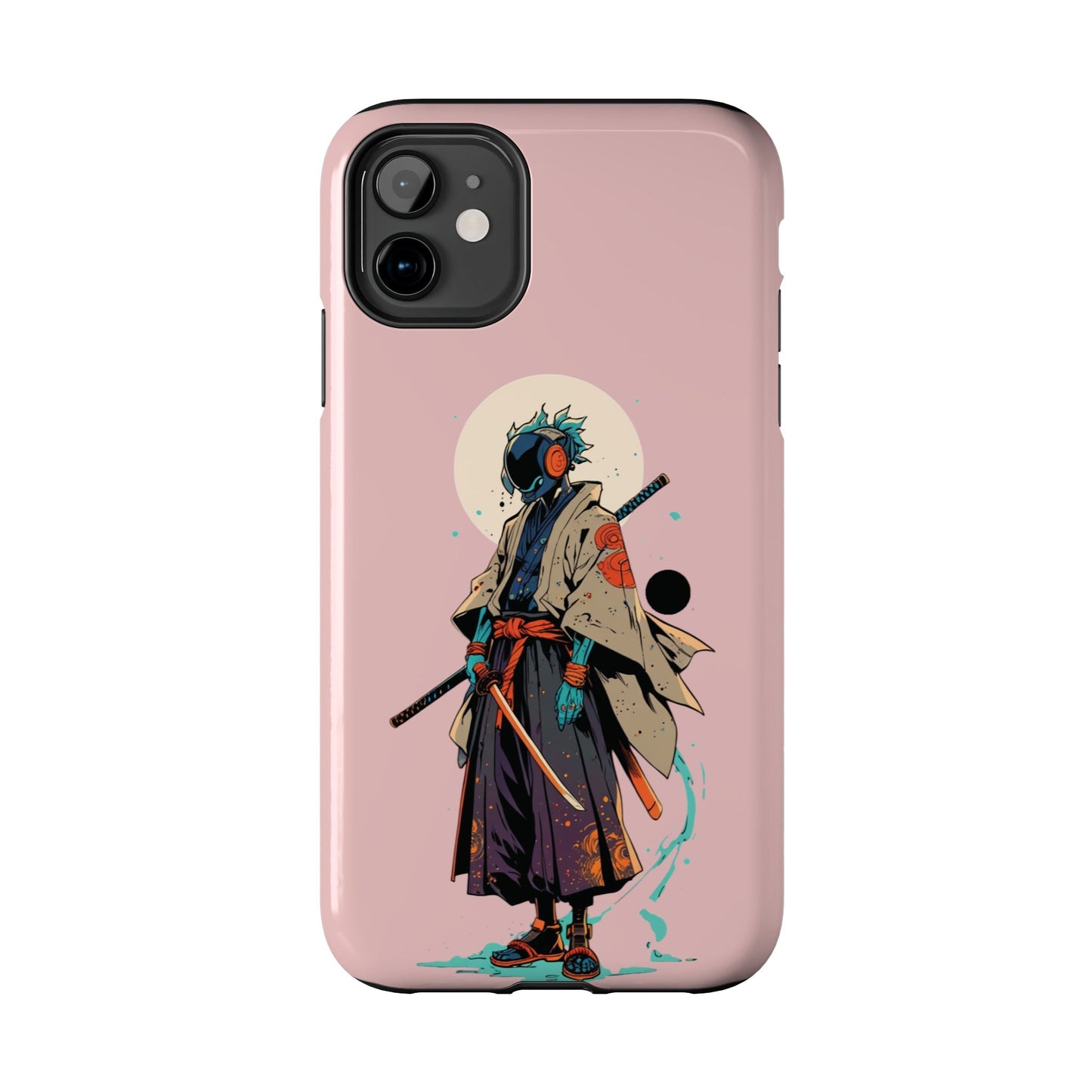 Samurai Cyberpunk Phone Case — Tough Protective iPhone Cover