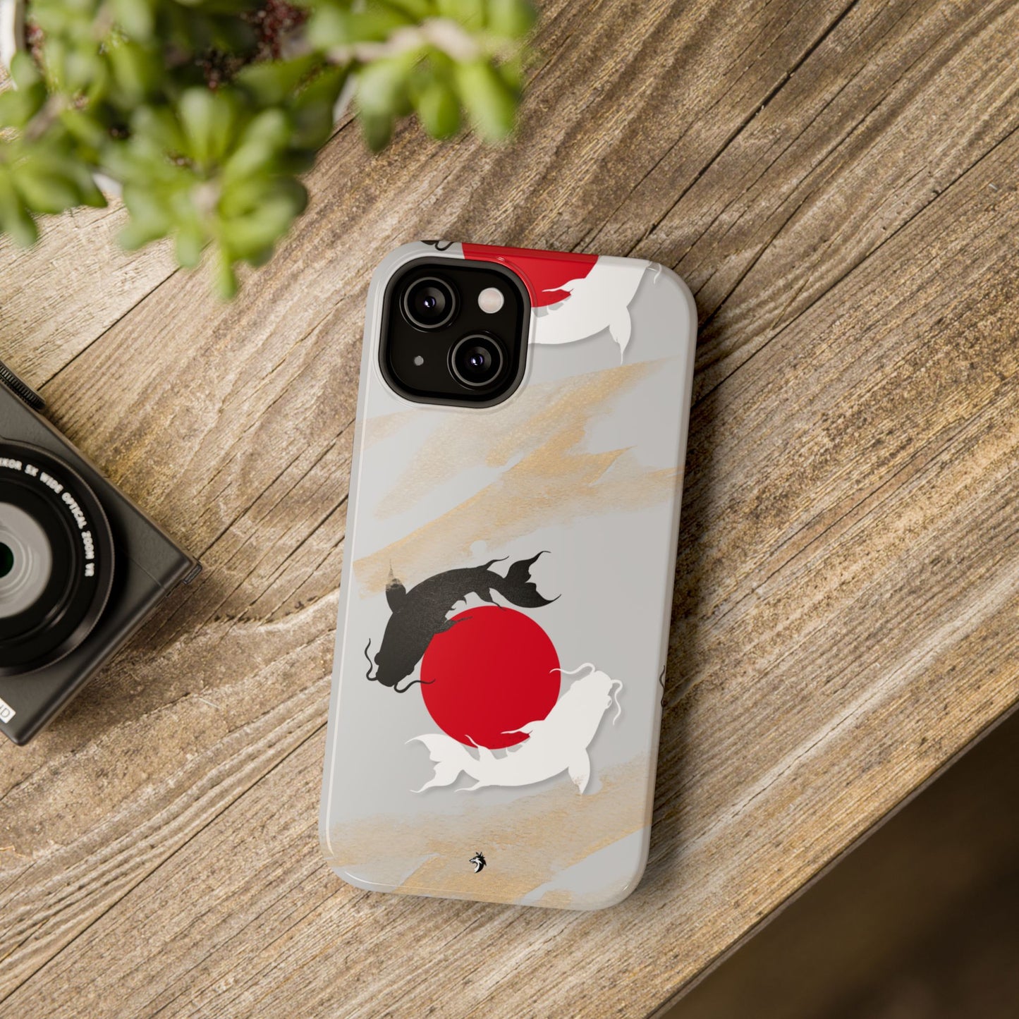 Coque de Téléphone Koi Circle Résistante aux Chocs