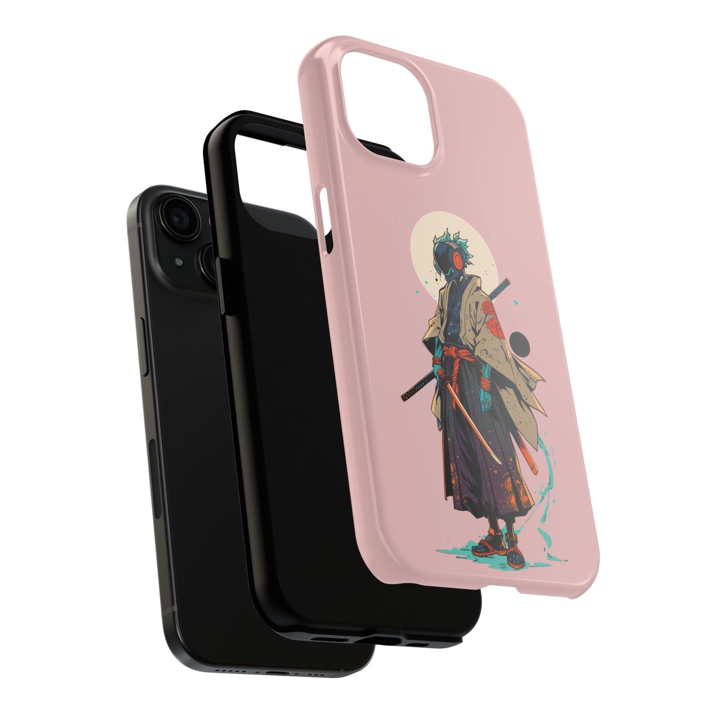 Samurai Cyberpunk Phone Case — Tough Protective iPhone Cover