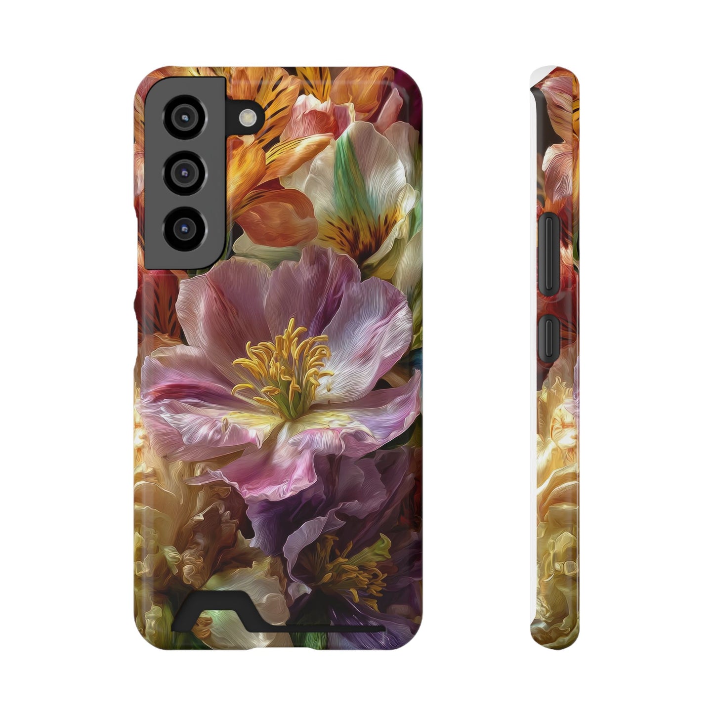 Coque de téléphone Floral Velvet Bloom avec porte-cartes