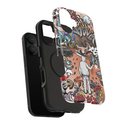 Coque de téléphone Graffiti Street Art — Coque résistante aux chocs style camouflage skateboard urbain