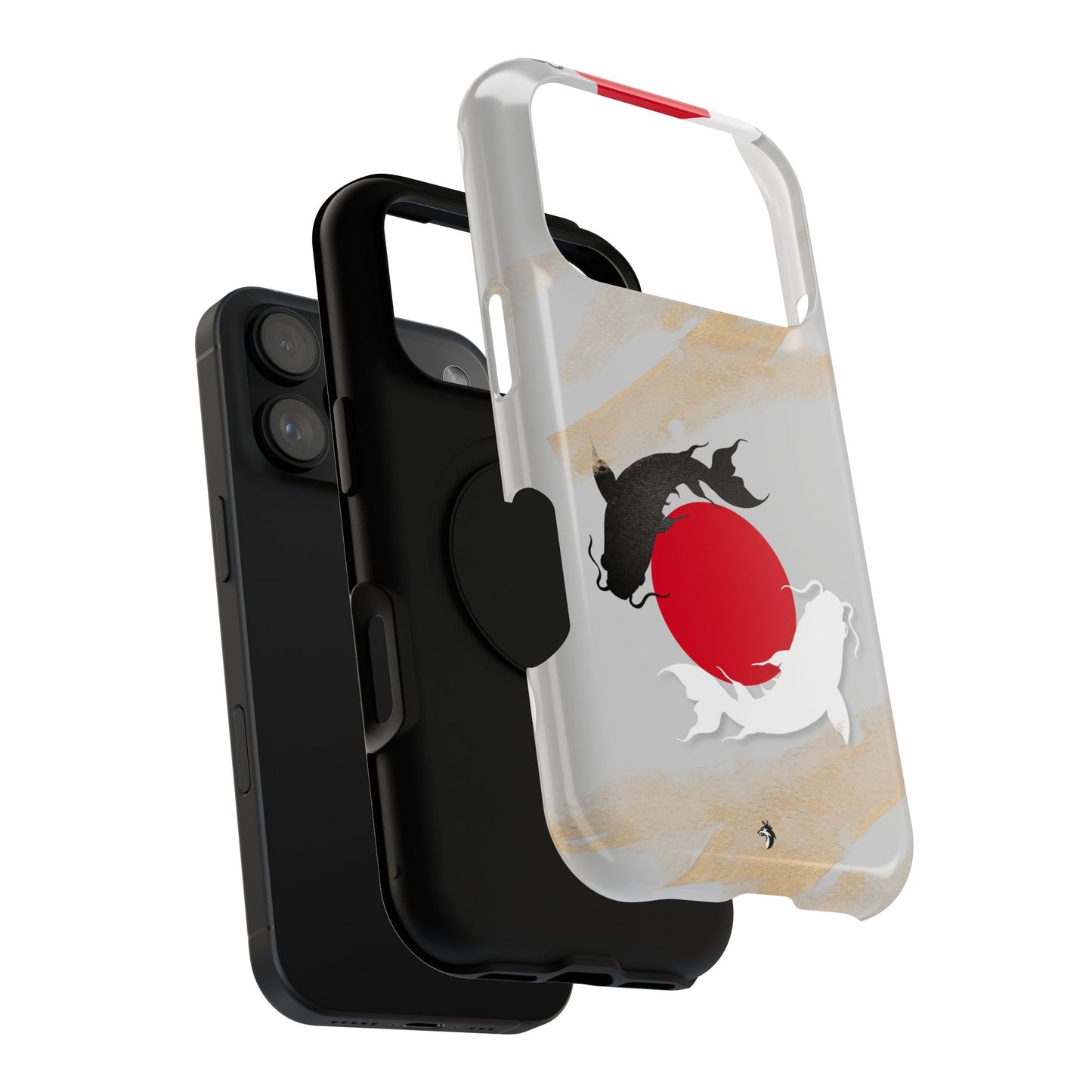 Coque de Téléphone Koi Circle Résistante aux Chocs