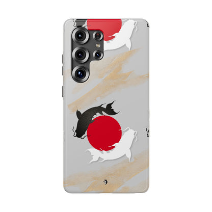 Coque de Téléphone Koi Circle Résistante aux Chocs