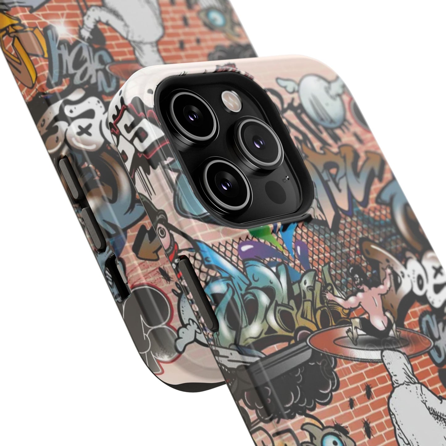 Coque de téléphone Graffiti Street Art — Coque résistante aux chocs style camouflage skateboard urbain
