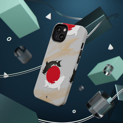 Coque de Téléphone Koi Circle Résistante aux Chocs