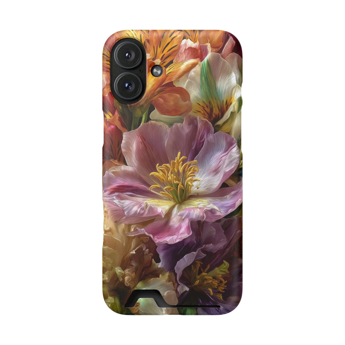 Coque de téléphone Floral Velvet Bloom avec porte-cartes