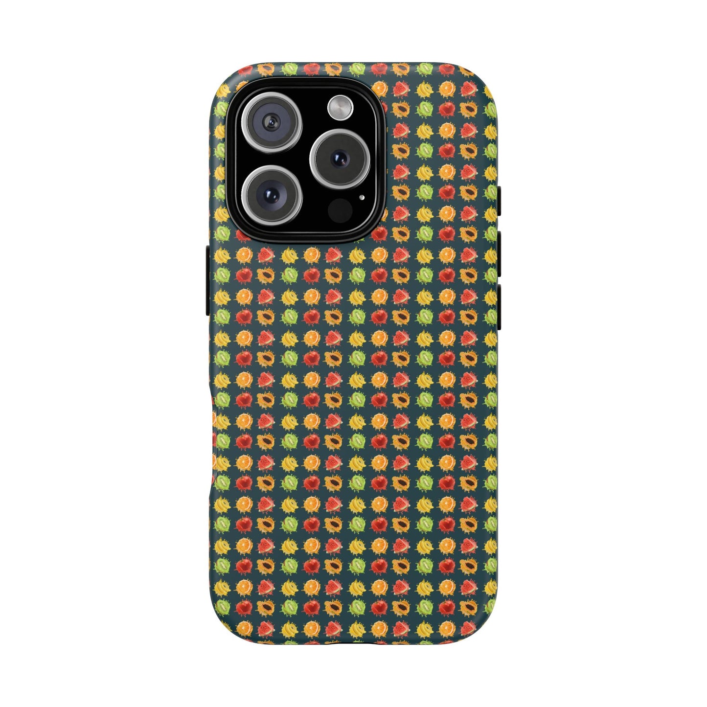 Floral Dot Tough Phone Case — Retro Pattern Protective Phone Cover
