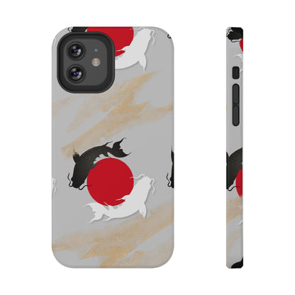 Coque de Téléphone Koi Circle Résistante aux Chocs