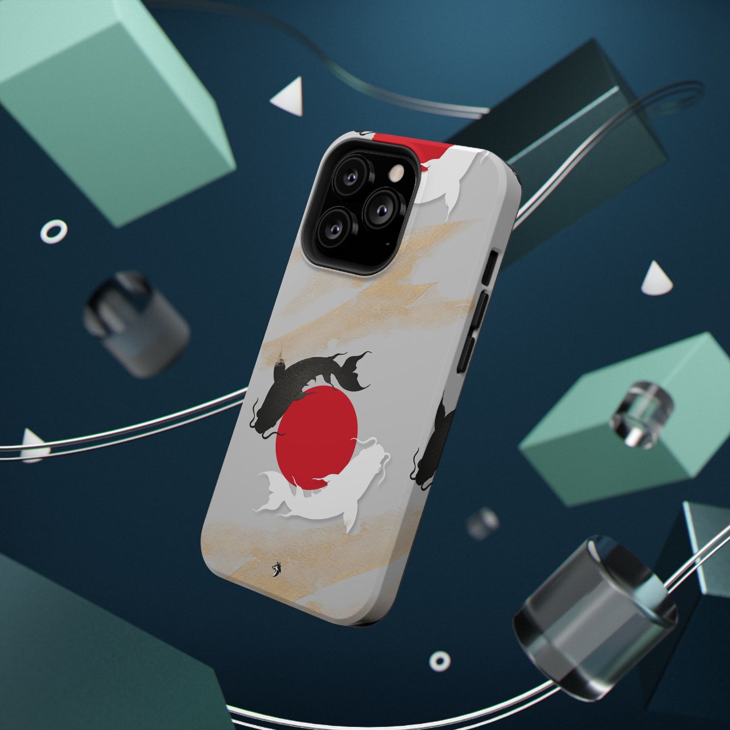 Coque de Téléphone Koi Circle Résistante aux Chocs