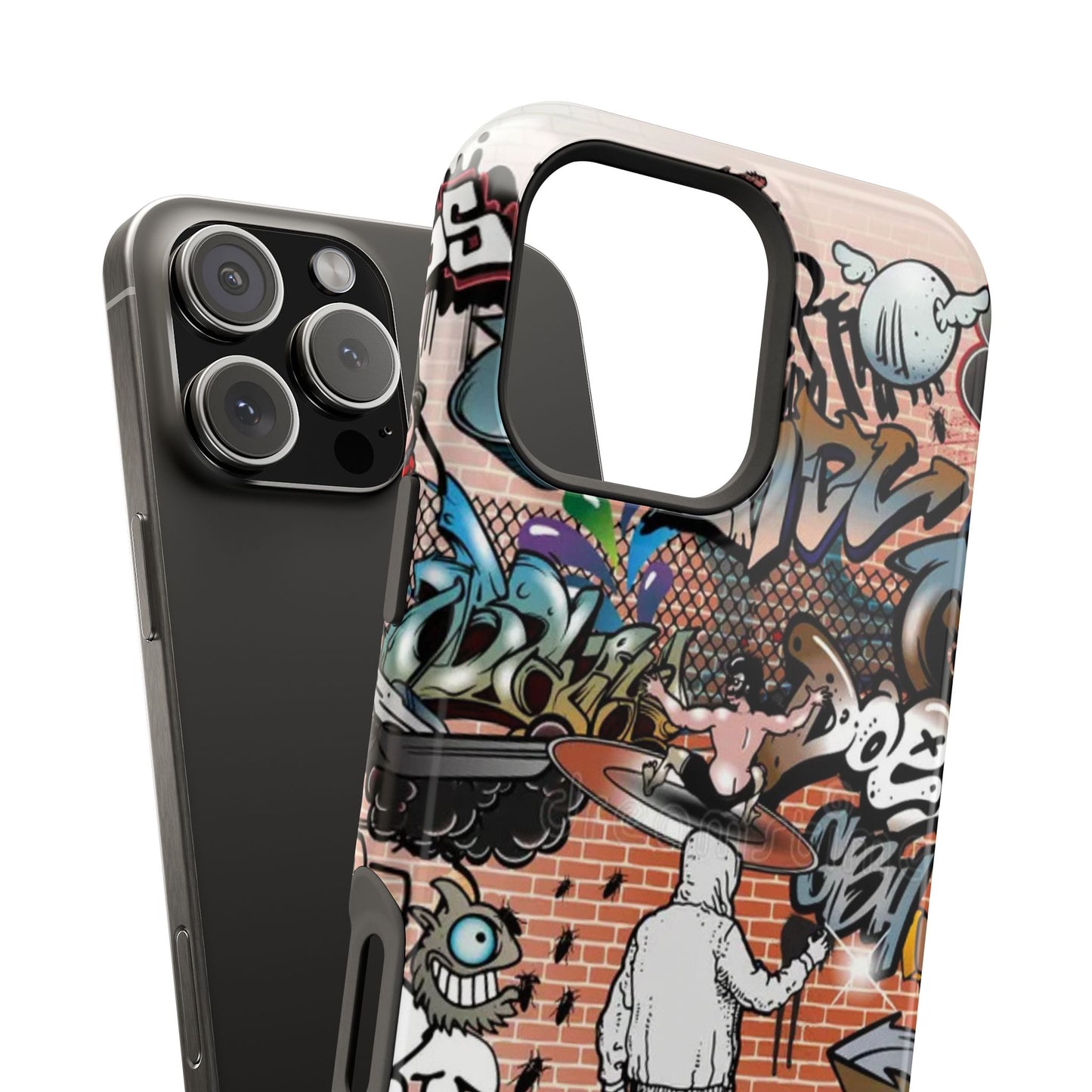 Coque de téléphone Graffiti Street Art — Coque résistante aux chocs style camouflage skateboard urbain