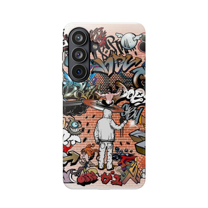 Coque de téléphone Graffiti Street Art — Coque résistante aux chocs style camouflage skateboard urbain