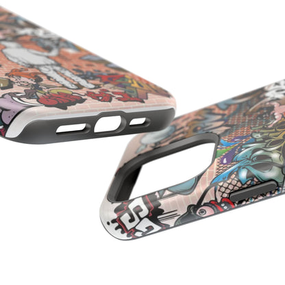 Coque de téléphone Graffiti Street Art — Coque résistante aux chocs style camouflage skateboard urbain