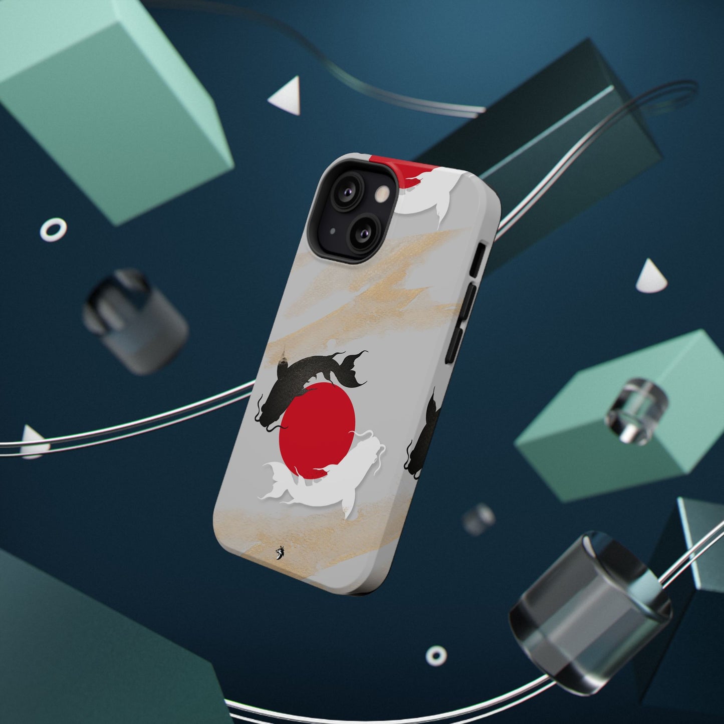 Coque de Téléphone Koi Circle Résistante aux Chocs
