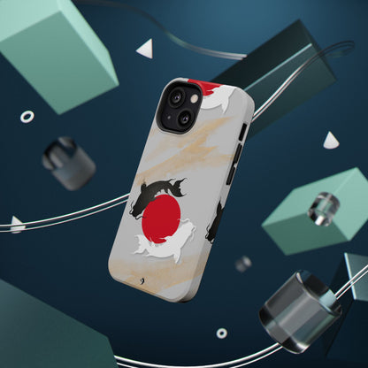 Coque de Téléphone Koi Circle Résistante aux Chocs