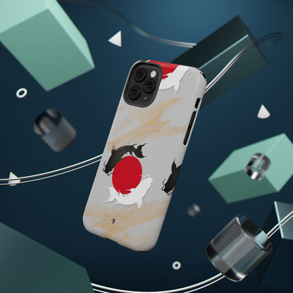 Coque de Téléphone Koi Circle Résistante aux Chocs