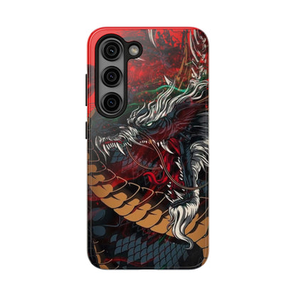 Coque de téléphone renforcée Dragon Rage — Housse protectrice iPhone style tatouage