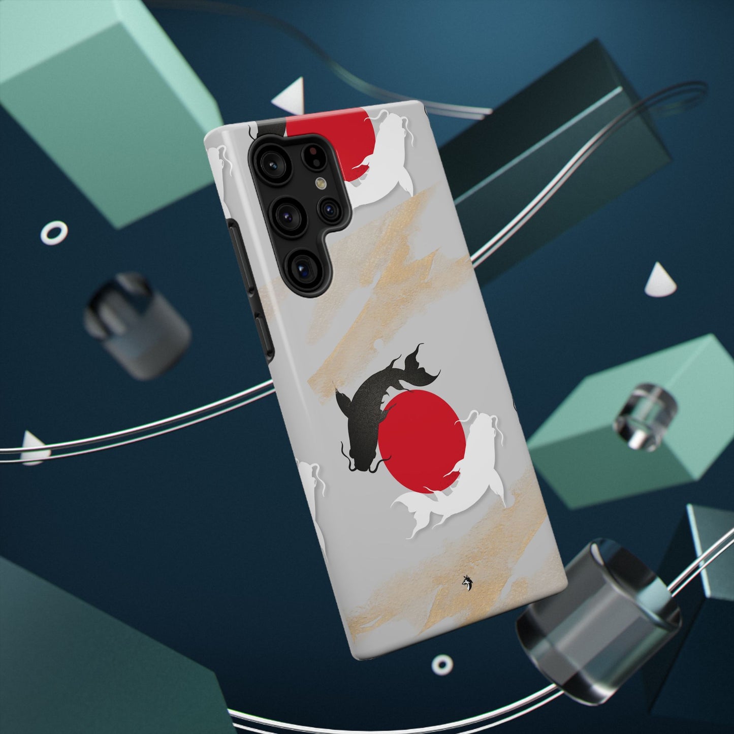 Coque de Téléphone Koi Circle Résistante aux Chocs