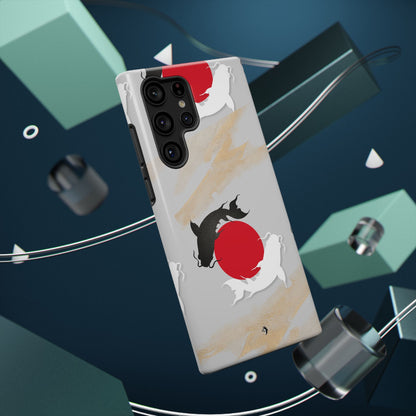 Coque de Téléphone Koi Circle Résistante aux Chocs