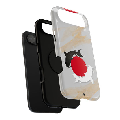 Coque de Téléphone Koi Circle Résistante aux Chocs