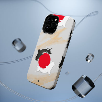 Coque de Téléphone Koi Circle Résistante aux Chocs