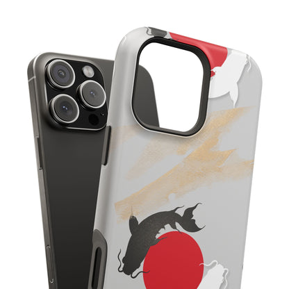 Coque de Téléphone Koi Circle Résistante aux Chocs