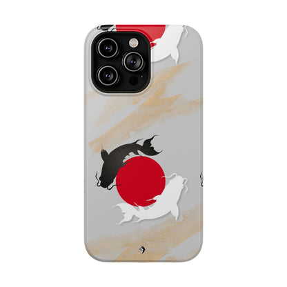 Coque de Téléphone Koi Circle Résistante aux Chocs
