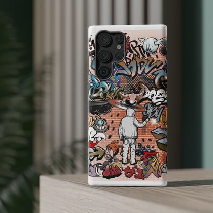 Coque de téléphone Graffiti Street Art — Coque résistante aux chocs style camouflage skateboard urbain