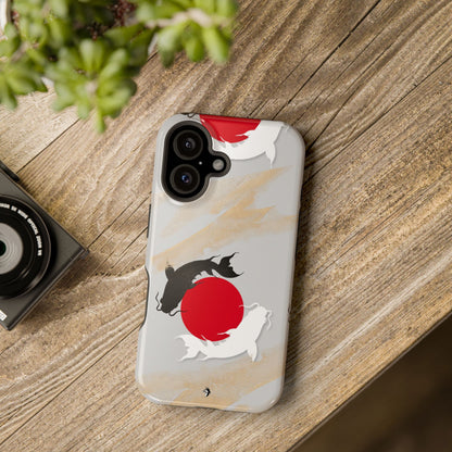 Coque de Téléphone Koi Circle Résistante aux Chocs