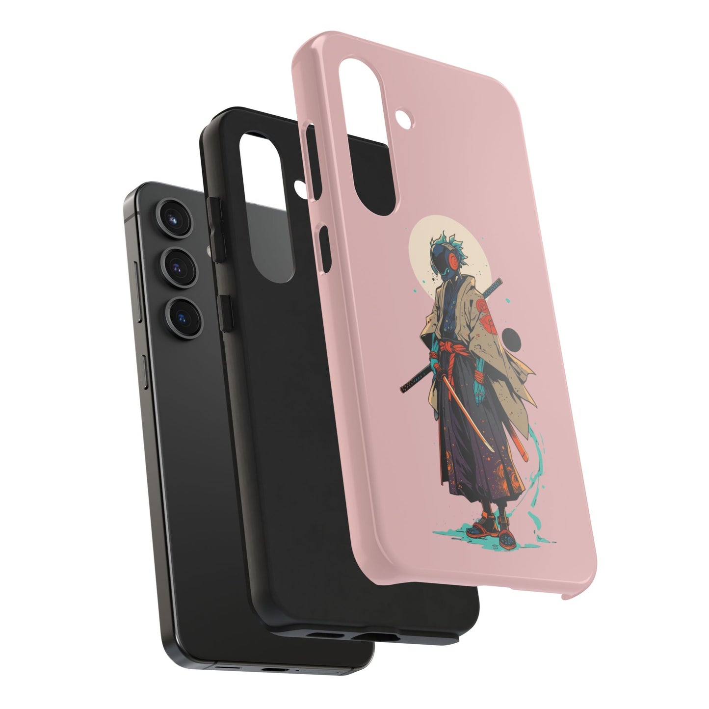 Samurai Cyberpunk Phone Case — Tough Protective iPhone Cover