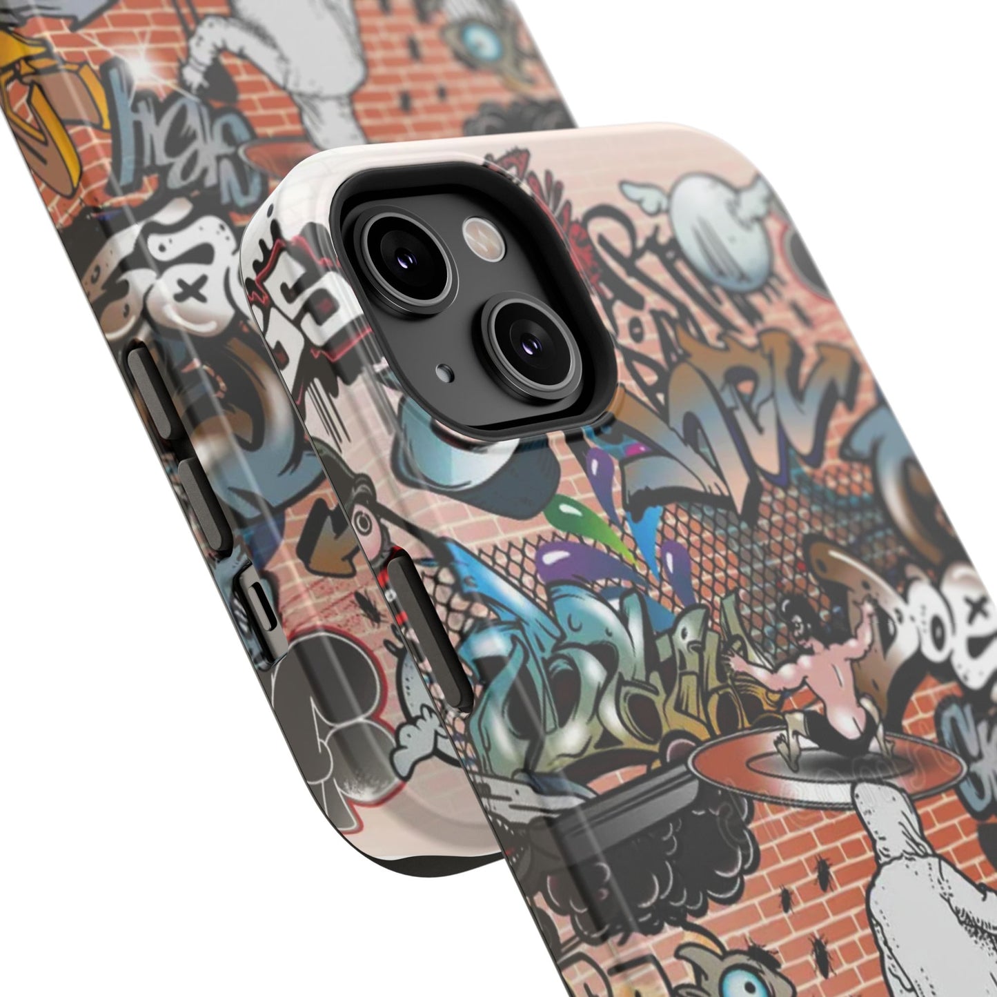 Coque de téléphone Graffiti Street Art — Coque résistante aux chocs style camouflage skateboard urbain