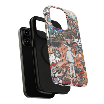 Coque de téléphone Graffiti Street Art — Coque résistante aux chocs style camouflage skateboard urbain