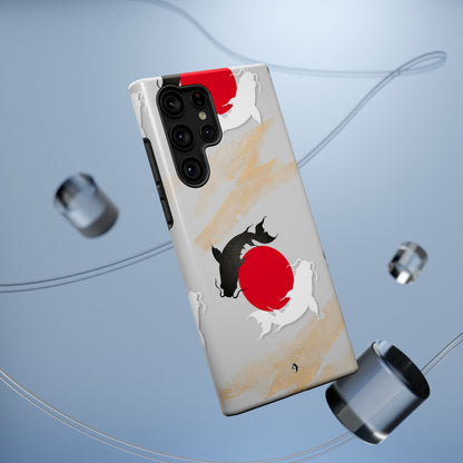 Coque de Téléphone Koi Circle Résistante aux Chocs