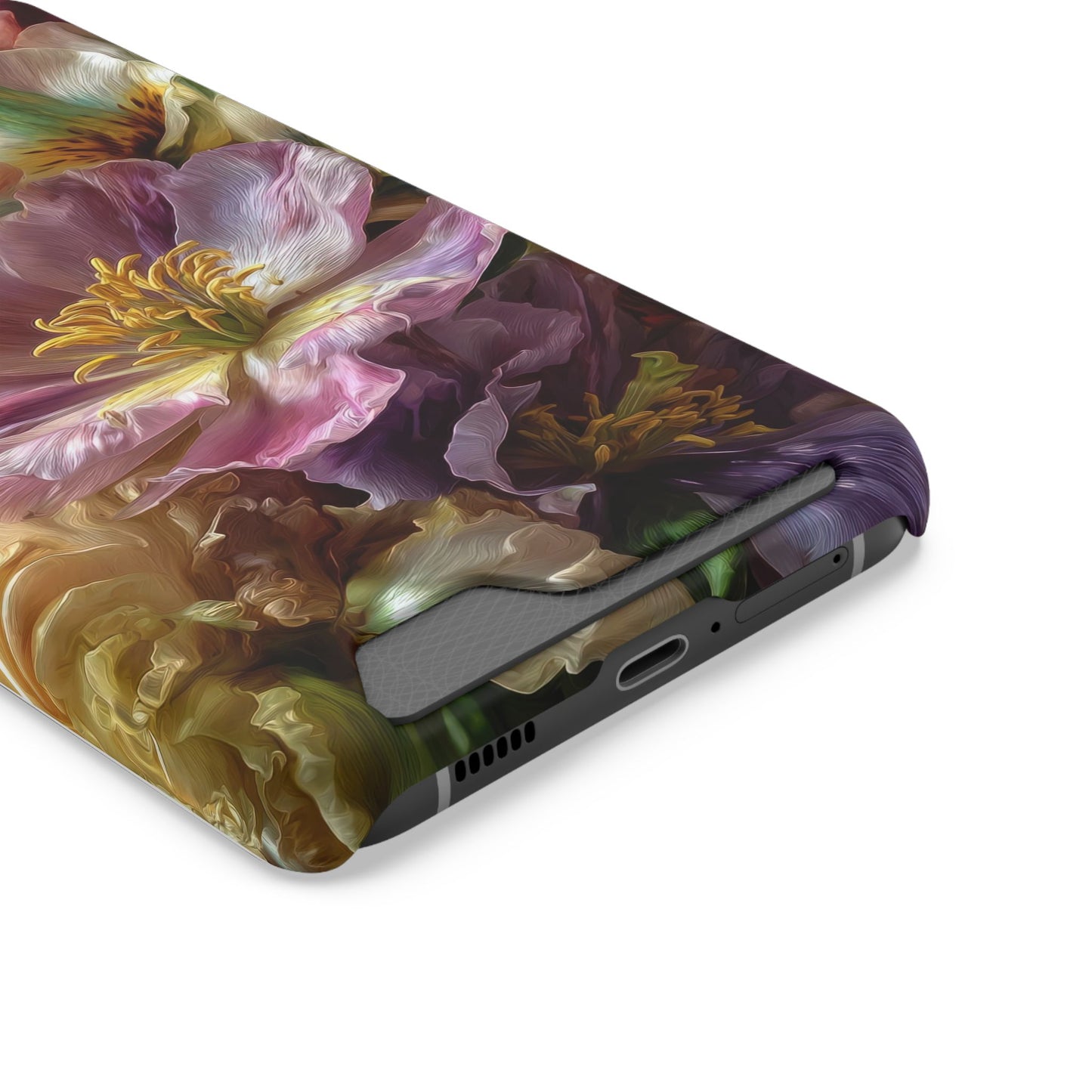 Coque de téléphone Floral Velvet Bloom avec porte-cartes