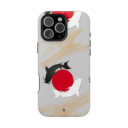Coque de Téléphone Koi Circle Résistante aux Chocs