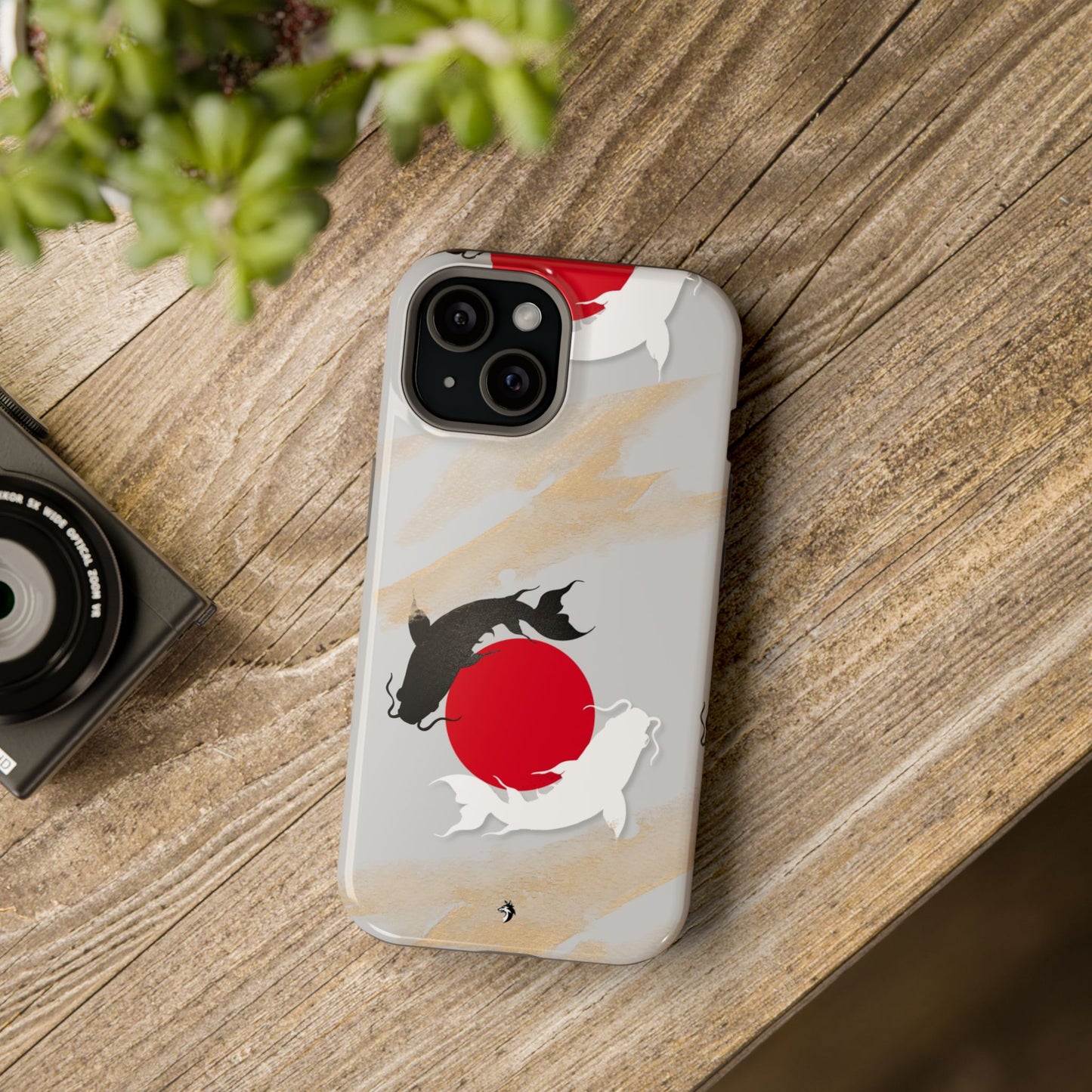 Coque de Téléphone Koi Circle Résistante aux Chocs