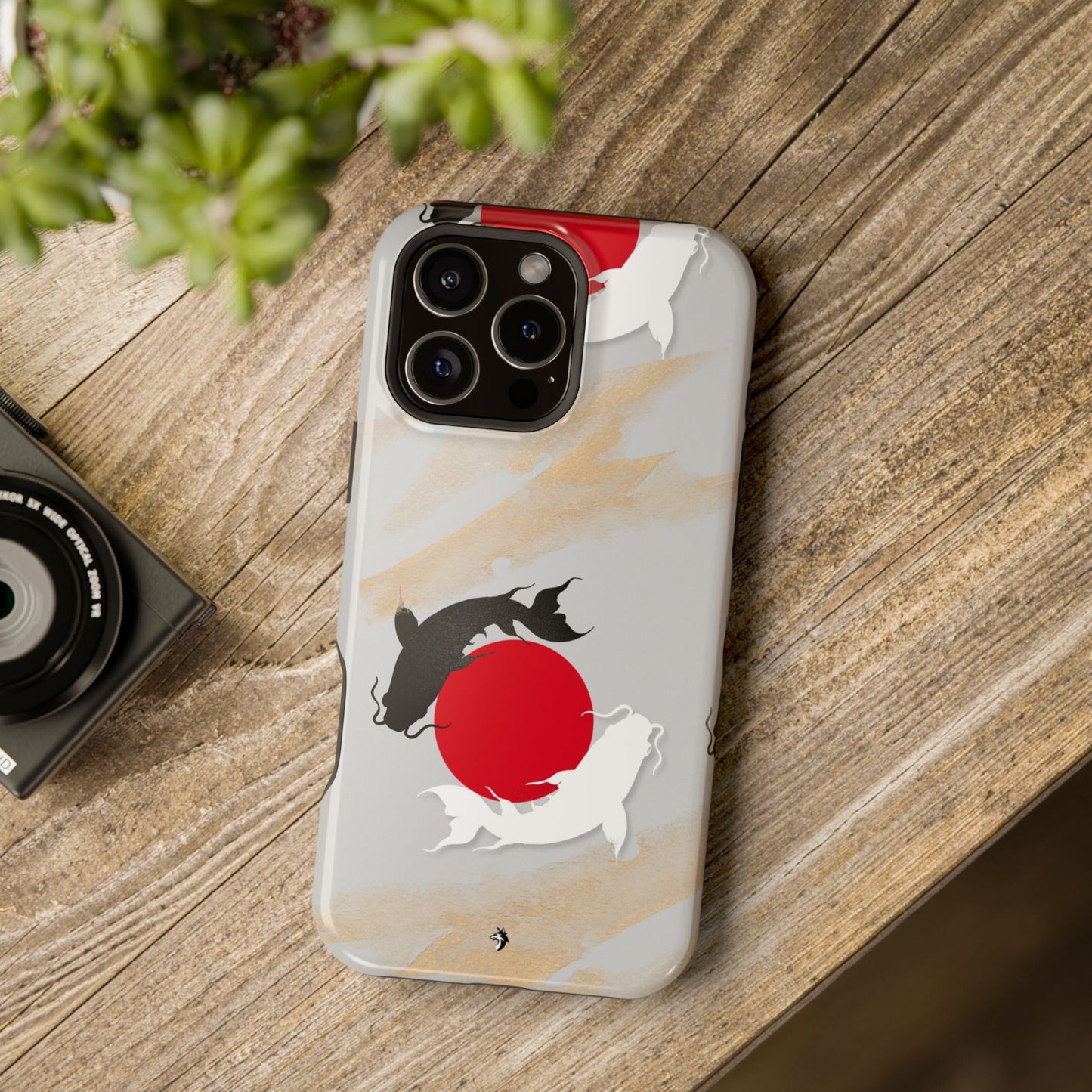 Coque de Téléphone Koi Circle Résistante aux Chocs