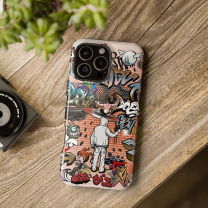Coque de téléphone Graffiti Street Art — Coque résistante aux chocs style camouflage skateboard urbain