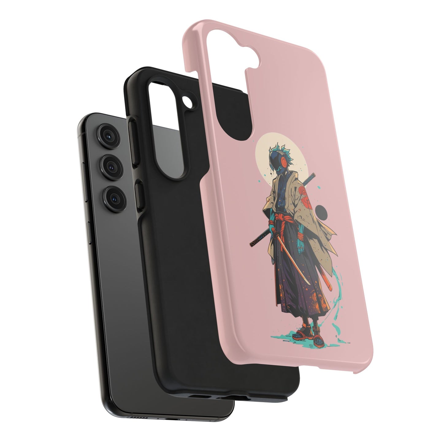 Samurai Cyberpunk Phone Case — Tough Protective iPhone Cover