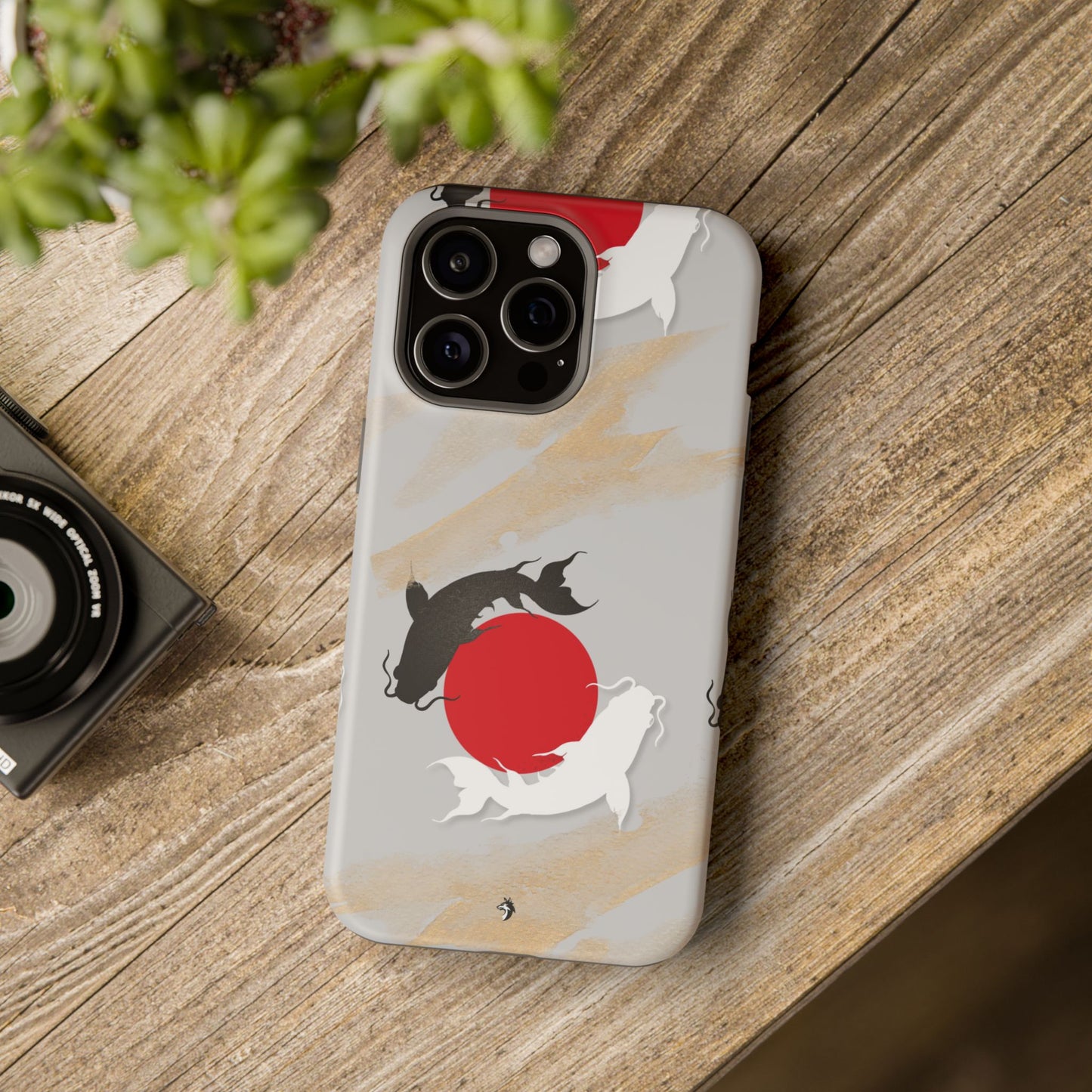 Coque de Téléphone Koi Circle Résistante aux Chocs
