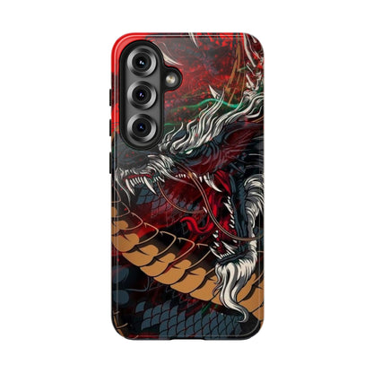 Coque de téléphone renforcée Dragon Rage — Housse protectrice iPhone style tatouage