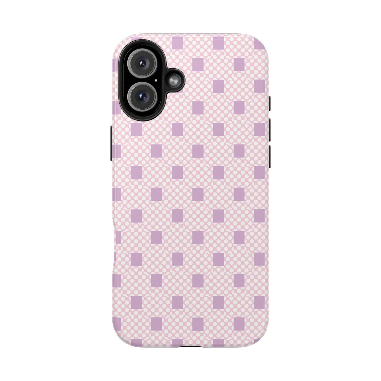 Coque de téléphone renforcée Pastel Lavender Check
