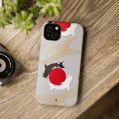 Coque de Téléphone Koi Circle Résistante aux Chocs