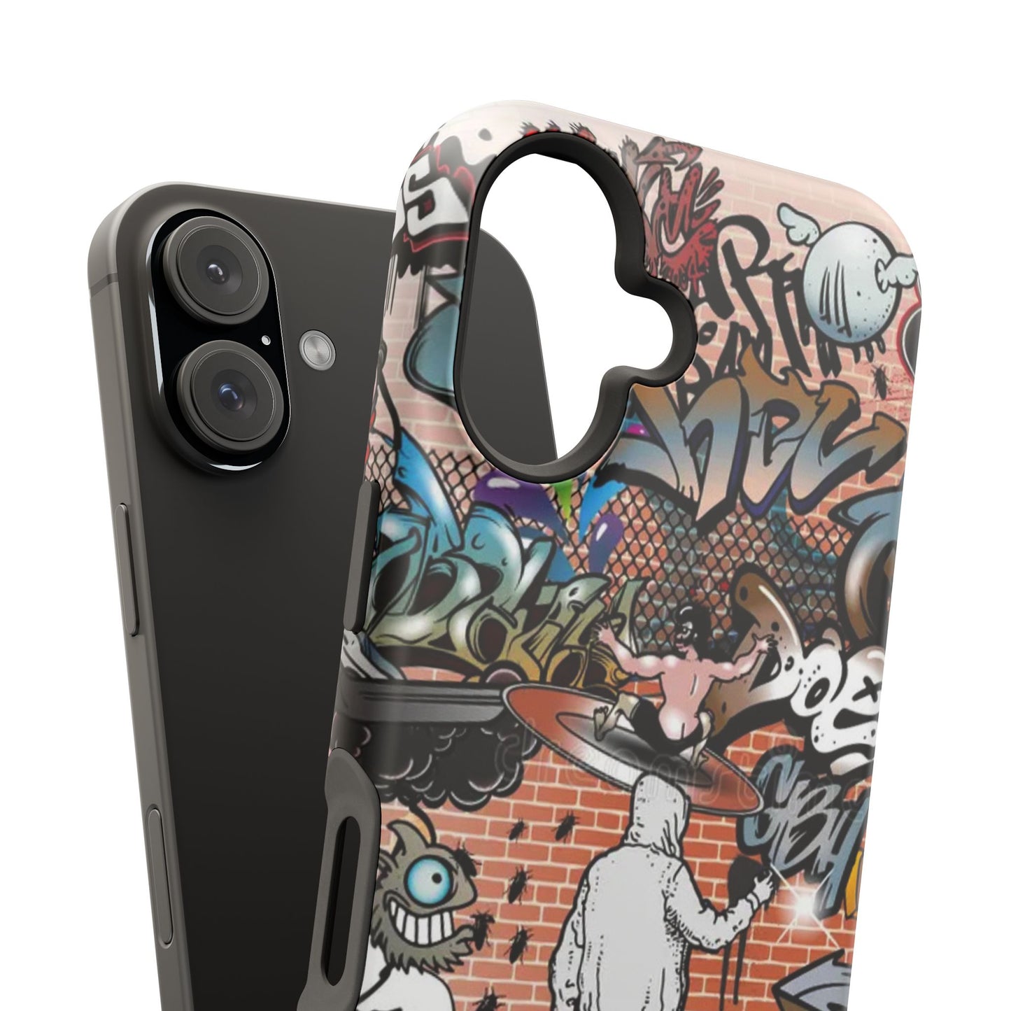 Coque de téléphone Graffiti Street Art — Coque résistante aux chocs style camouflage skateboard urbain