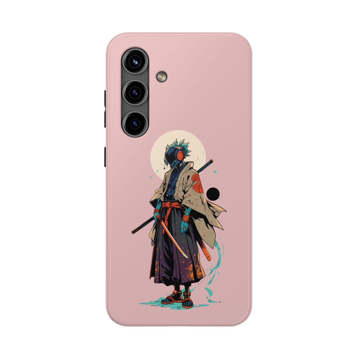 Samurai Cyberpunk Phone Case — Tough Protective iPhone Cover