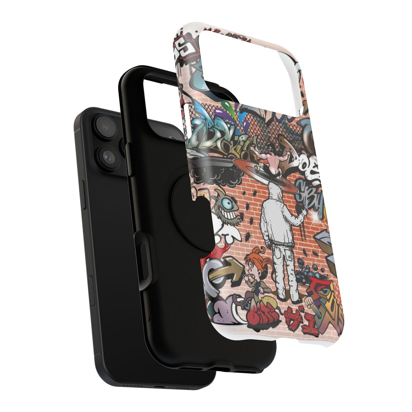 Coque de téléphone Graffiti Street Art — Coque résistante aux chocs style camouflage skateboard urbain